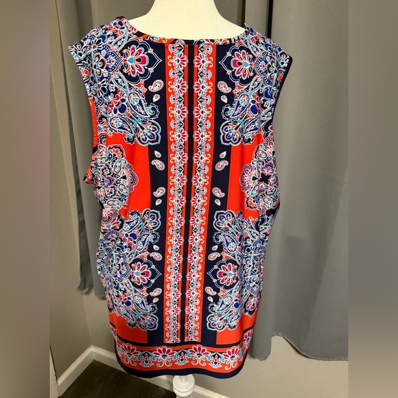 Avenue Sleeveless Boho Top Size 26/28 - Picture 3 of 5